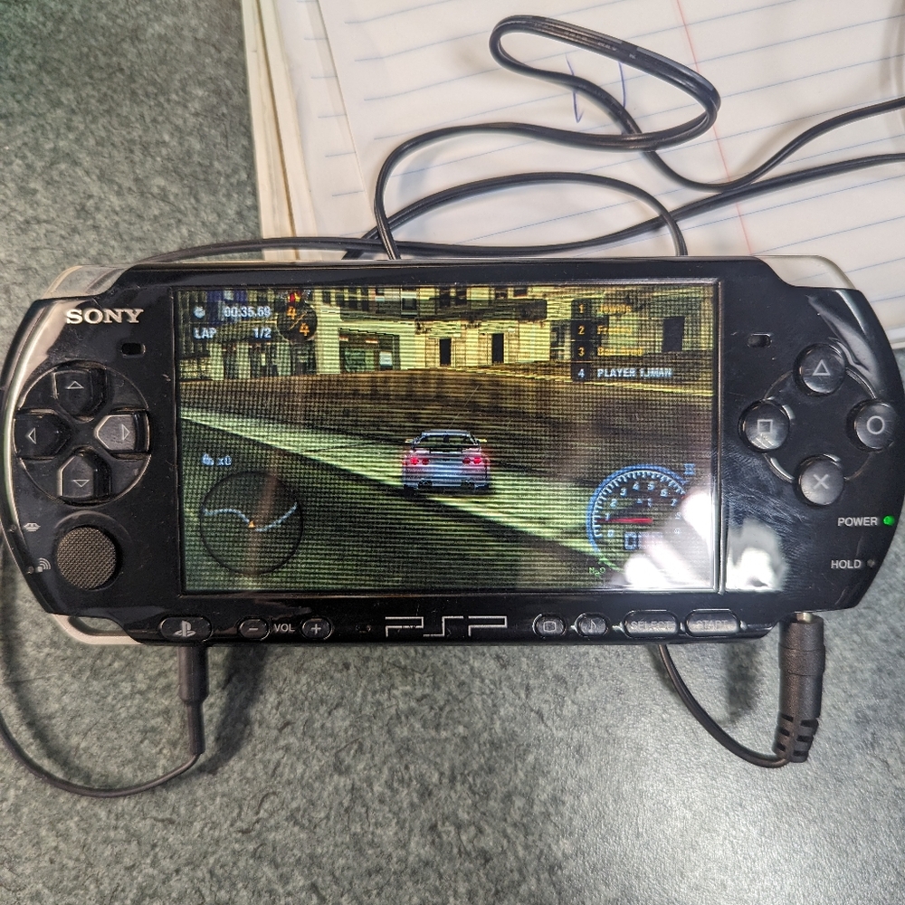 PSP game console, Play Station Portable with games